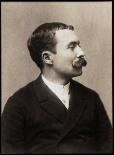 Porträt von Oscar Méténier (1859-1913), französischer Dramatiker und Romanautor von French Photographer